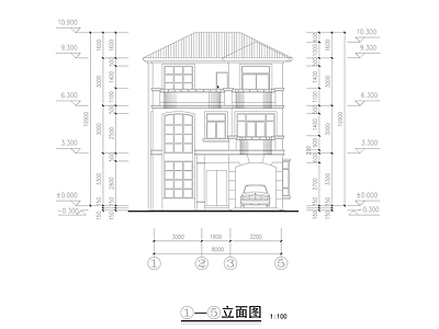 三层乡村自建房建筑 施工图