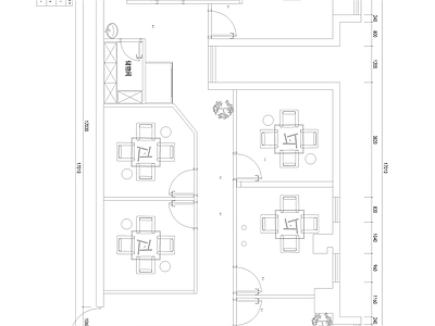 24小时自助棋牌室 施工图