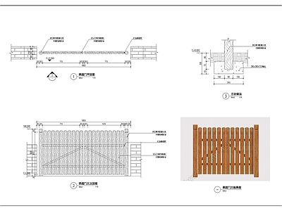 木门 施工图 通用节点 门节点