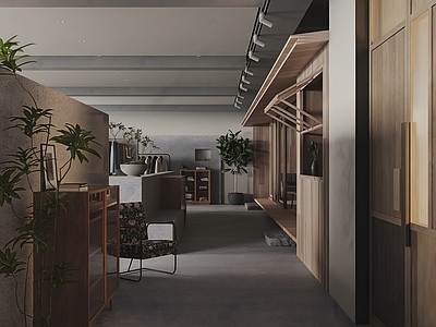 BLUEArchitectureStudio侘寂服装箱包店