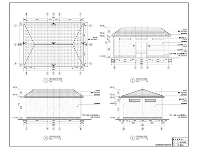 新农村厕所建筑 施工图