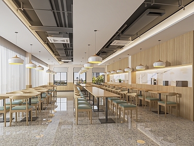 现代食堂 员工餐厅 大学食堂 大学餐厅