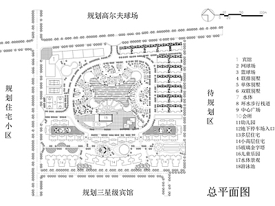 小区景观设计平面图
