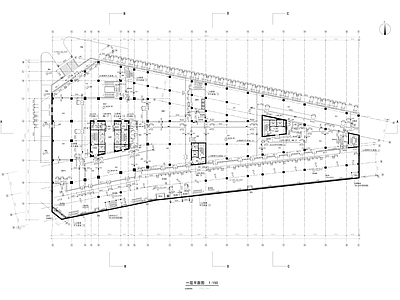 现代办公写字楼建筑 施工图