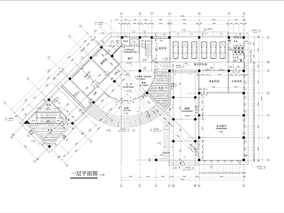 现代多层政务办公综合 施工图