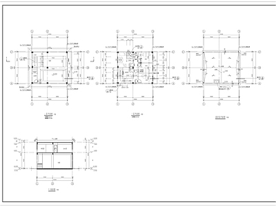 消防停车楼建筑 施工图 停车楼