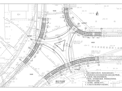 和合家园小学人行天桥工程 施工图