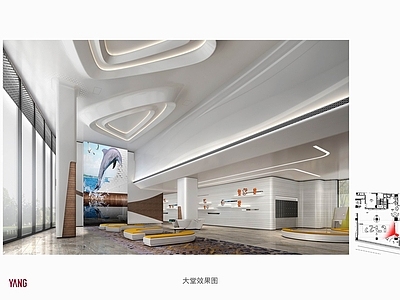 阿里未来酒店装修效果图 施工图