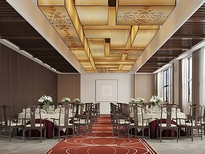 新中式酒店宴会厅