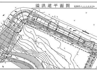 水库溢流坝除险加固节点 施工图