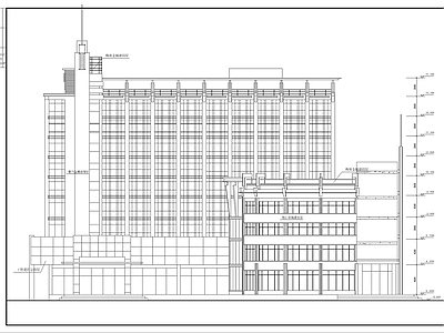 综合办公楼建筑 施工图