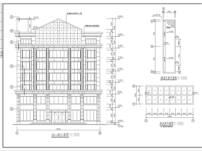 办公楼全套建筑 施工图