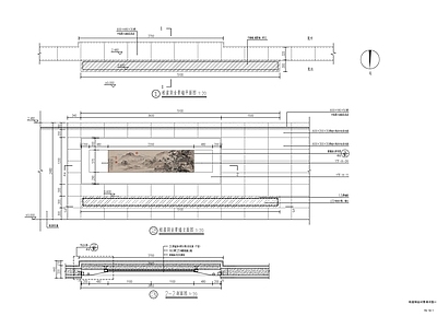 新中式景墙详图 施工图