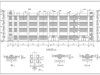 珠海元兆投资公司厂房建筑 施工图 工业建筑