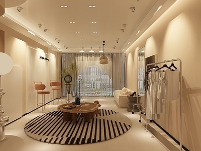 现代服装鞋店