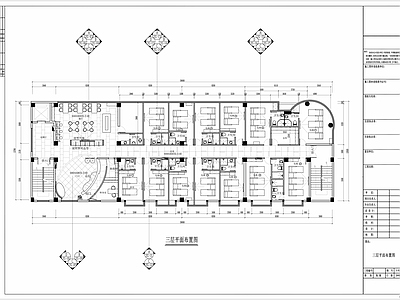 500平方足浴会所全套 施工图