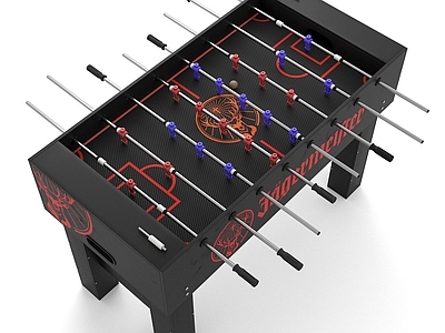 现代桌面足球游戏卓 桌上足球 红色桌面足球游戏比赛桌 双人足球游戏卓