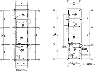 污水处理用房全套建筑含专业化 施工图 工业建筑