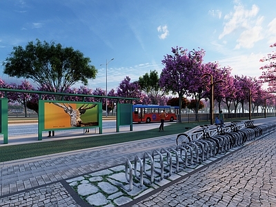现代城市道路景观 改造提升 现代