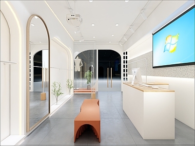现代女装店 女装店门头