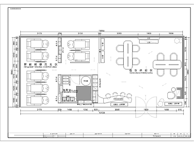 全套美发店 施工图