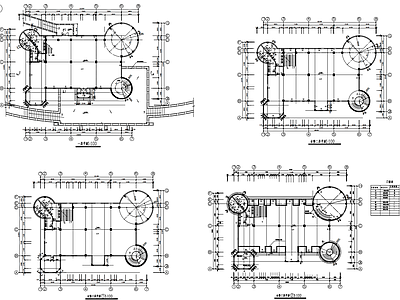 欧式古堡建筑 施工图