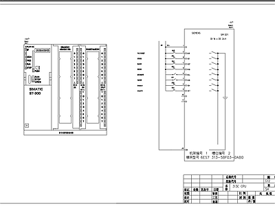 S7 300系列PLC工程实例接线原理 施工图