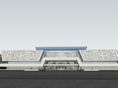 现代展览馆建筑