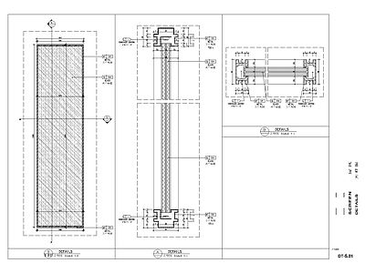 屏风大样 施工图 家具节点 家具节点详图
