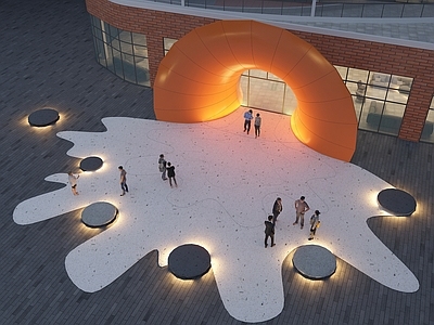 现代展览馆建筑