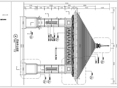 欧式四角亭 施工图