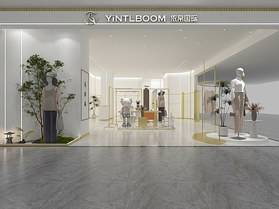 现代服装鞋店