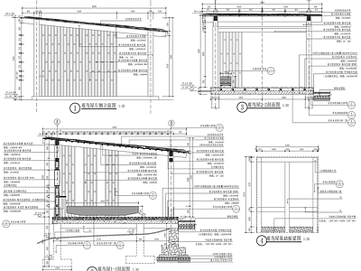 观鸟屋建筑详图 施工图