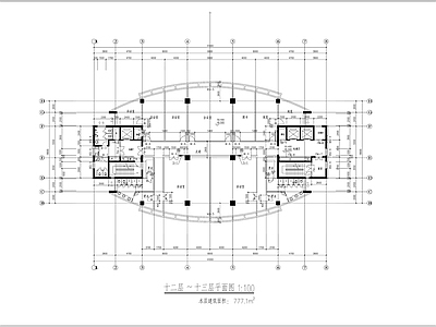 现代办公楼建筑 施工图