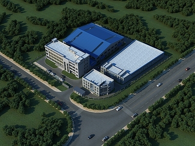 现代工业厂房