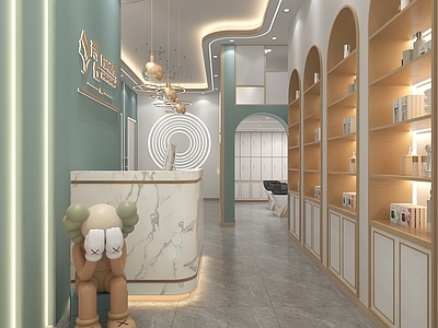 现代美发店 理发店