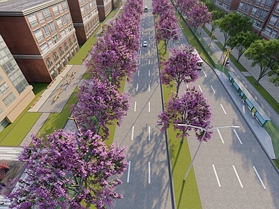 现代城市道路