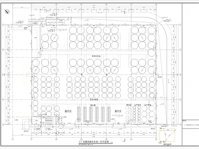水产工厂建筑 施工图 工业建筑