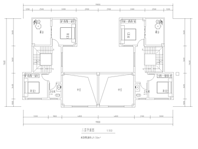 合院别墅区规划及户型平面图