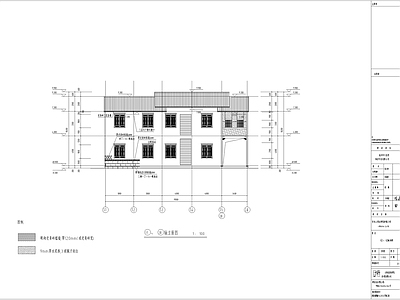江西仿古商业街区建筑  施工图