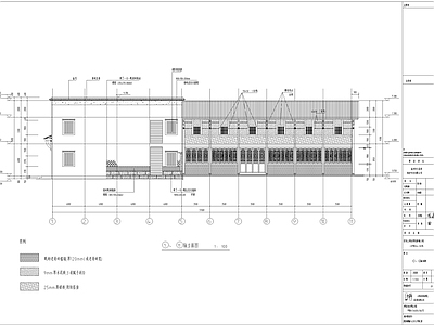 江西仿古商业街区建筑  施工图