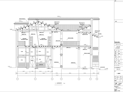 江西传统砖木民居建筑 施工图 自建房