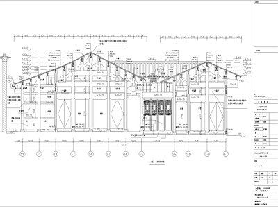 江西传统砖木民居建筑 施工图 自建房