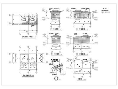 设备房建筑详图 施工图