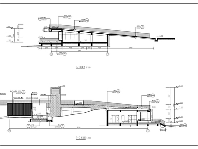 公园管理用房建筑 施工图