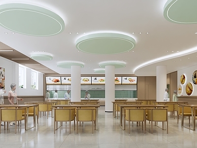 现代社区食堂 社区餐厅