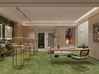 现代珠宝店 会客室