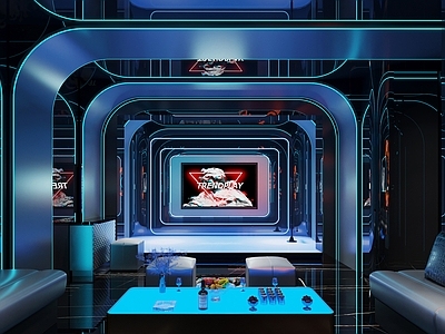 现代KTV 包厢