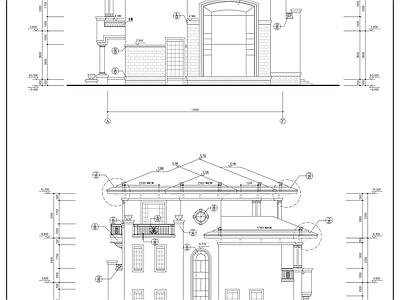 乡村别墅建筑 施工图