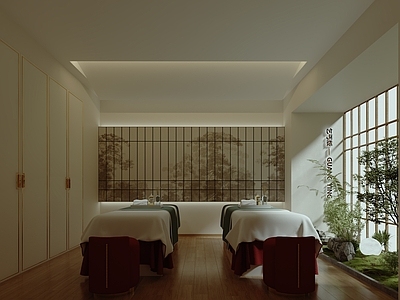 新中式美容SPA  包间